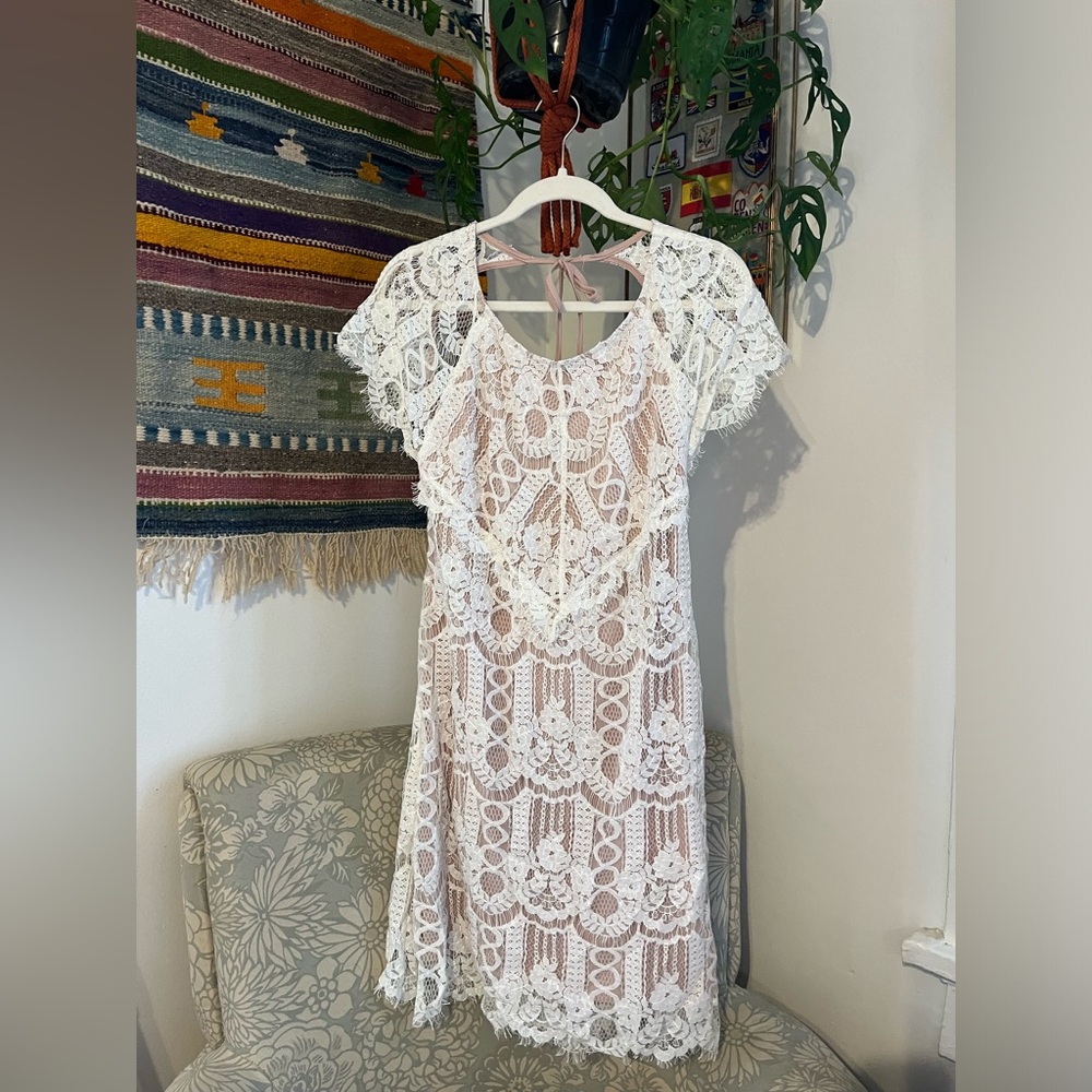 Dance & Marvel Lace Mini Dress